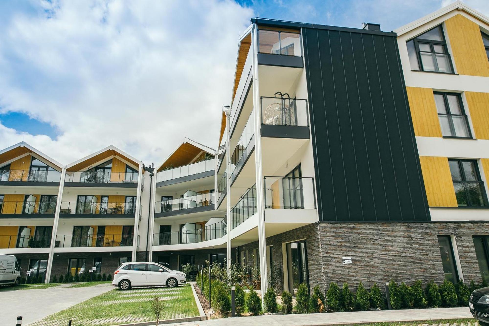 Apartament Uroczy Belle View ชกลาร์สกา ปอเรมบา ภายนอก รูปภาพ